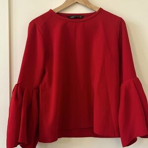 Zara blouse - red